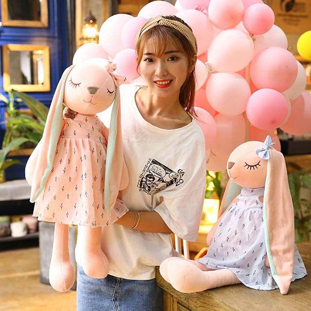 Appease Toy Soft Plush Rabbit Stuffed Doll Bunny Plush Doll Long Ears Rabbit Doll Rabbit Plush Toy