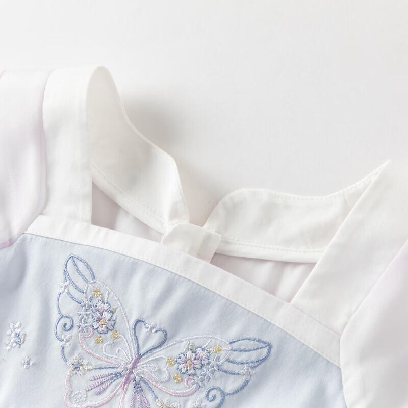 DAVE&BELLA Girls' Chinese Style Hanfu Mesh Dress