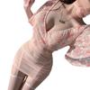 Sex Underwear Sexy Perspective, Deep V Floral Hip Skirt Rose Veil High Waist Tight Dress Set