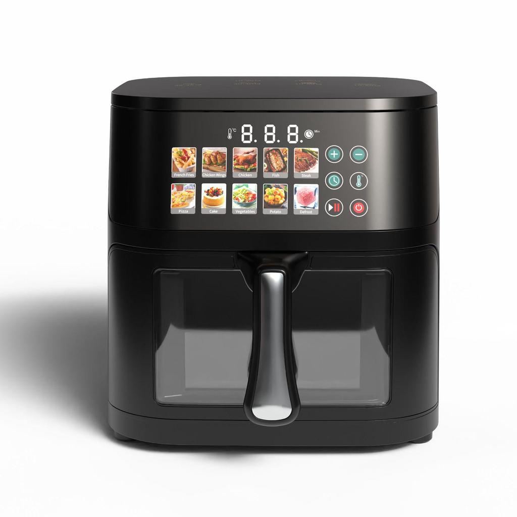 Stainless Steel Smart Air Fryer, Large Capacity, US Standard
