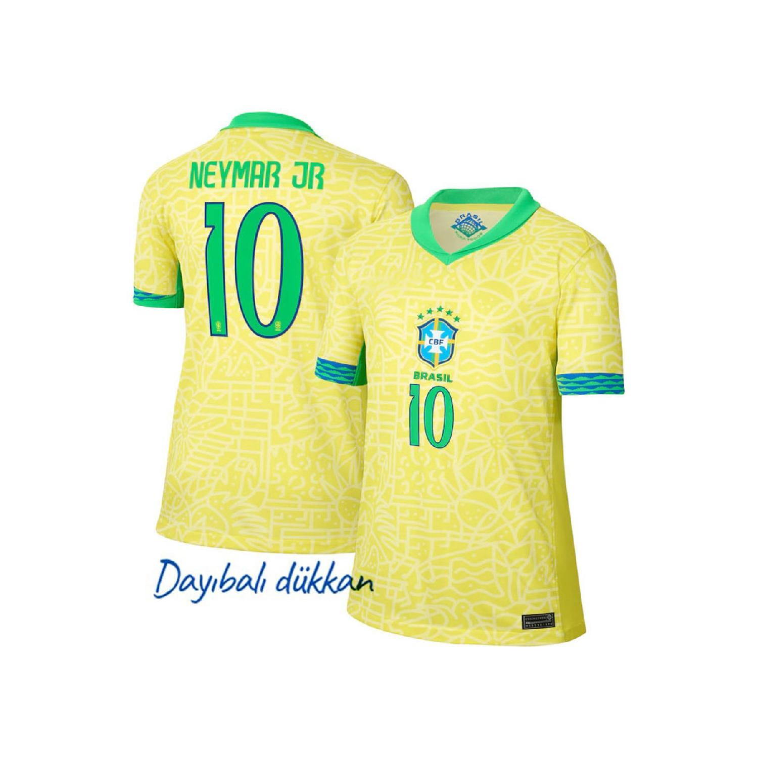 

Домашняя майка Daybal Brazil Neymar Jr. Евро-2024 S жёлтый