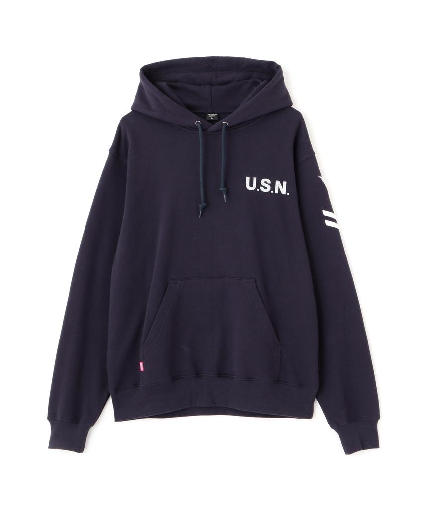 Avirex NAVAL PULLOVER Size PARK, Men's, M, 120, Navy, 783-3931008
