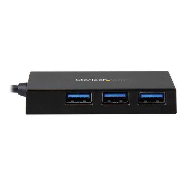 Hub USB 3.1 Gen 1 à 4 ports - 1x USB-C 3x USB-A - Concentrateur USB-C vers 1x USB-C 3x USB-A - HB30C3A1CFB