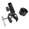 Satellite Clamp Mount 1 4 Inch 20 Thread Aluminum Alloy Satellite 360 Degrees  Adjustable Clamp Bracket with Pipe