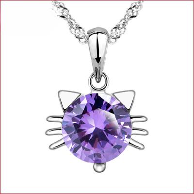 Personalized Cat Elf Necklace Pendant Women's Short Fashion Collarbone Chain, Korean Version of Cute Women's Jewelry