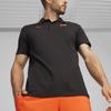 Puma Ess Logo Comfortable Short Sleeve Polo Shirt Men tops Black 625852-01
