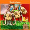Animal Capybara Playful Party Keychain Cute Cartoon Silicone Accessory For Keys