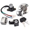 For Honda CMX250 CMX 250 REBEL1985-2014 CA125 1995-1999 Fuel Gas Cap Ignition Switch Seat Lock with Key Kit