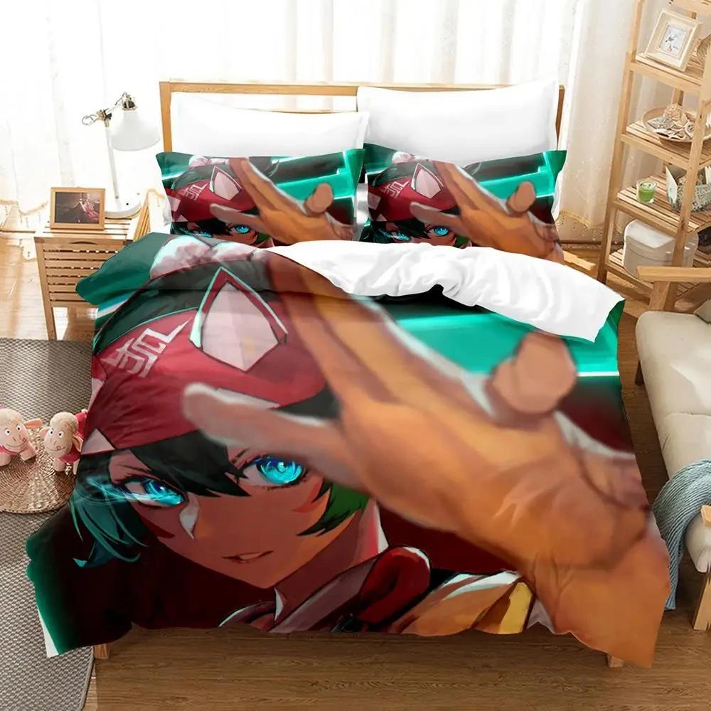 Comforter Game Overwatch Kiriko Heads Bedding Set Boys Girls Twin Queen Size Bed Kids Adult Home Textileextile