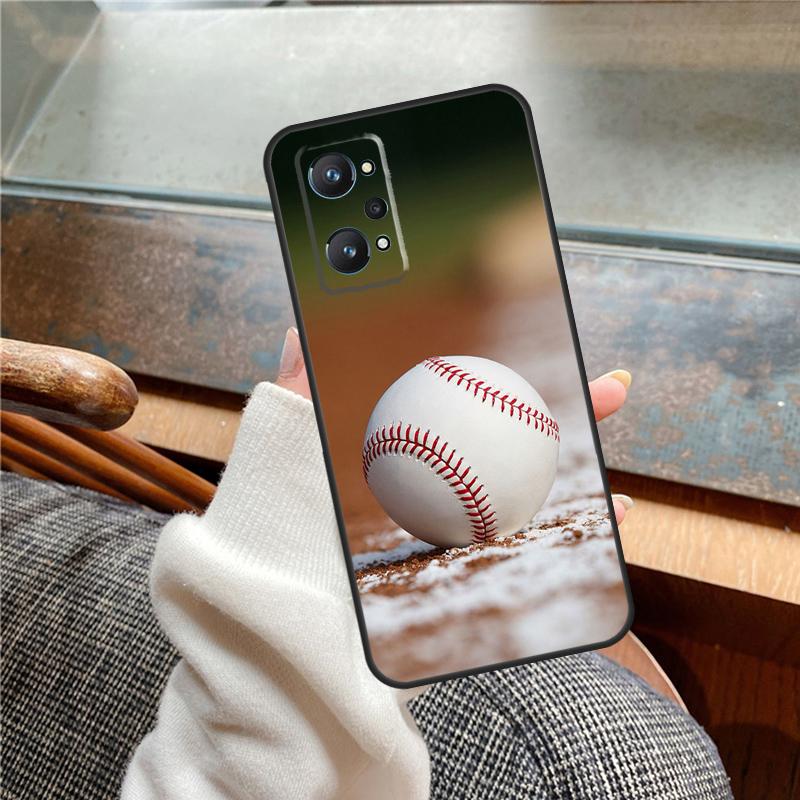 Baseball Case For Realme 13 Pro Plus 11 12 14 C71 C75 C55 C51 C53 C25 C63 C61 C65 C67 GT6 GT7 15 Pro