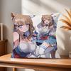 art Derby Uma Comfortable soft Pillow Case Eye for Sofa m-Musume Living Room Pretty Home office Decor Protective Covers Almond