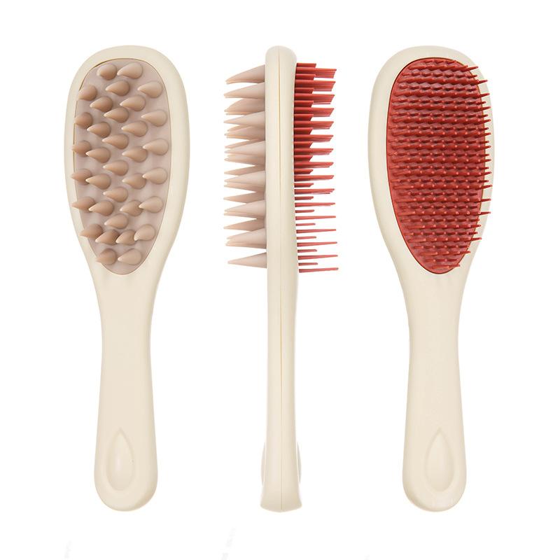 Shampoo Brush Scalp Massage Brush Head Washing Comb Two-sided Hair Massager Bath Brush Body Scrubber Hair Accessories