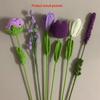 Crochet Bouquet Vase, a Flower Gift for Mothers and Ladies on Mother's Day. Pink Rose Artificial Flower Vase, Suitable for Birth