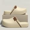 Chaussures Médicales - Chaussures pour Femmes à Semelles Épaisses et Propriétés Antidérapantes - Demi-pantoufles
