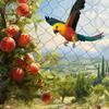 Bymaocar 100"X50" Nylon Netting for Bird Poultry Aviary Anti Bird Mesh Collect Leaves Net Practical & Secure Nautical Game Décor