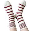 Retro Long Socks Mid-calf Socks From The School, Dui Dui Zi Striped Socks for Women, Thin Mid-calf Breathable