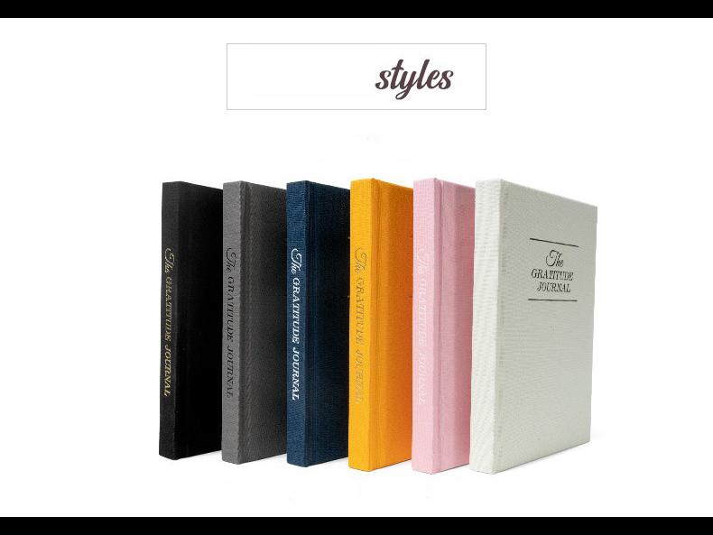 5-Minuten-Dankbarkeitstagebuch: Englische Ausgabe – Leineneinband mit Goldprägung, Notizblock aus Dolly-Papier