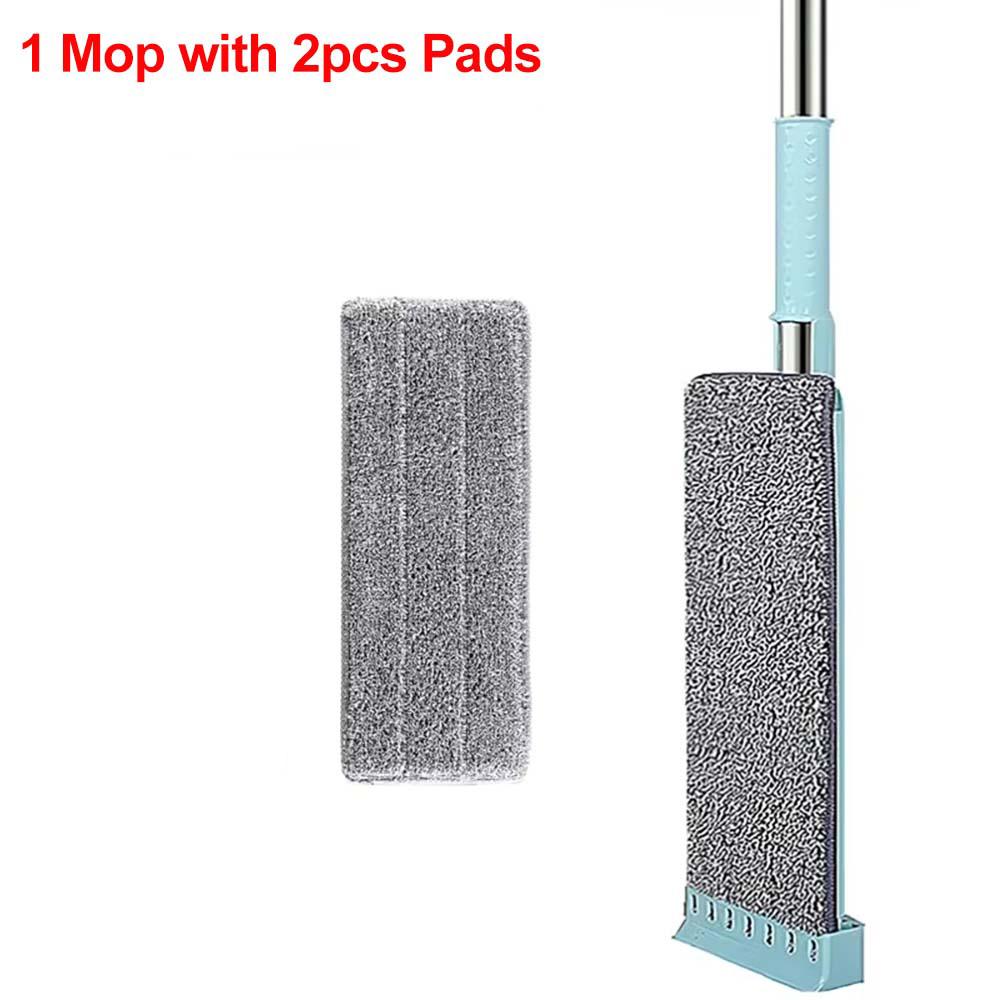 

Вращающаяся на 360° плоская швабра, швабры для пола с отжимом, швабра из микрофибры для ленивой мойки пола без помощи рук, бытовые инструменты для уборки 1PC+2Cloth