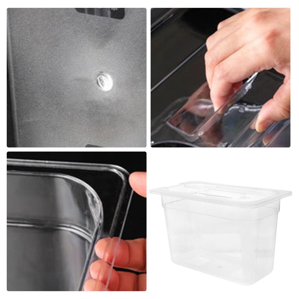 Efficient Sous Vide Container 6L Clear Slow Cooking Vessel Easy Monitoring and Precise Temperature Control Water Tank