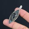 Natural Picasso Jasper Gemstone Jewelry 925 Sterling Silver Pendant For Women