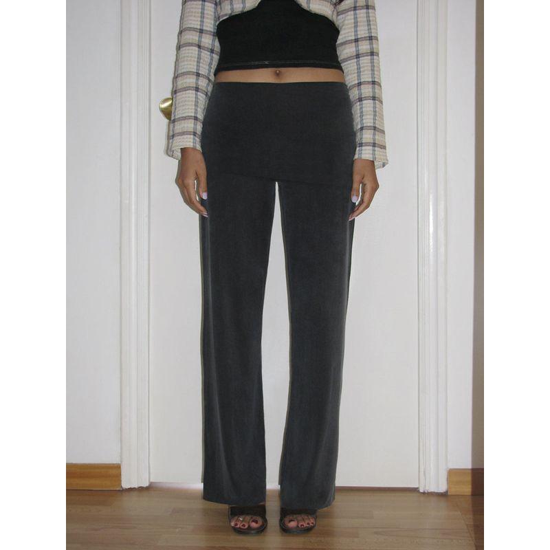 

Spain 24 New Arrival Soft Casual Elastic Waist Culottes Black S