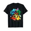 Cool Art for Artist Teacher Painter Artists Paint T Shirt Vintage Washed Versatile Unisex Fashion Homme Stretched Slightly