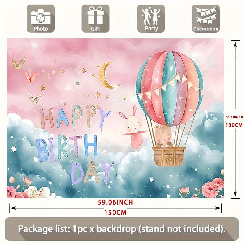 1 Banner for a Desktop Birthday Party Is Suitable for Indoor/outdoor Decoration,living Room,garden and Birthday Party Decoration