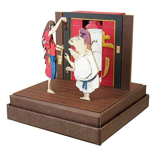 Sankei Studio Ghibli Mini Spirited Away: Rin, Frogman, and Oshira-sama Non-Scale Paper Craft MP07-72