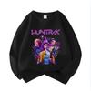 Bluza z kapturem dla dzieci z okrągłym dekoltem Film Unisex Bluzy Manga Dzieci Kpop Demon Hunters Dziecięca bluza Słodka bluza z kapturem tygrysa dla chłopców dziewcząt