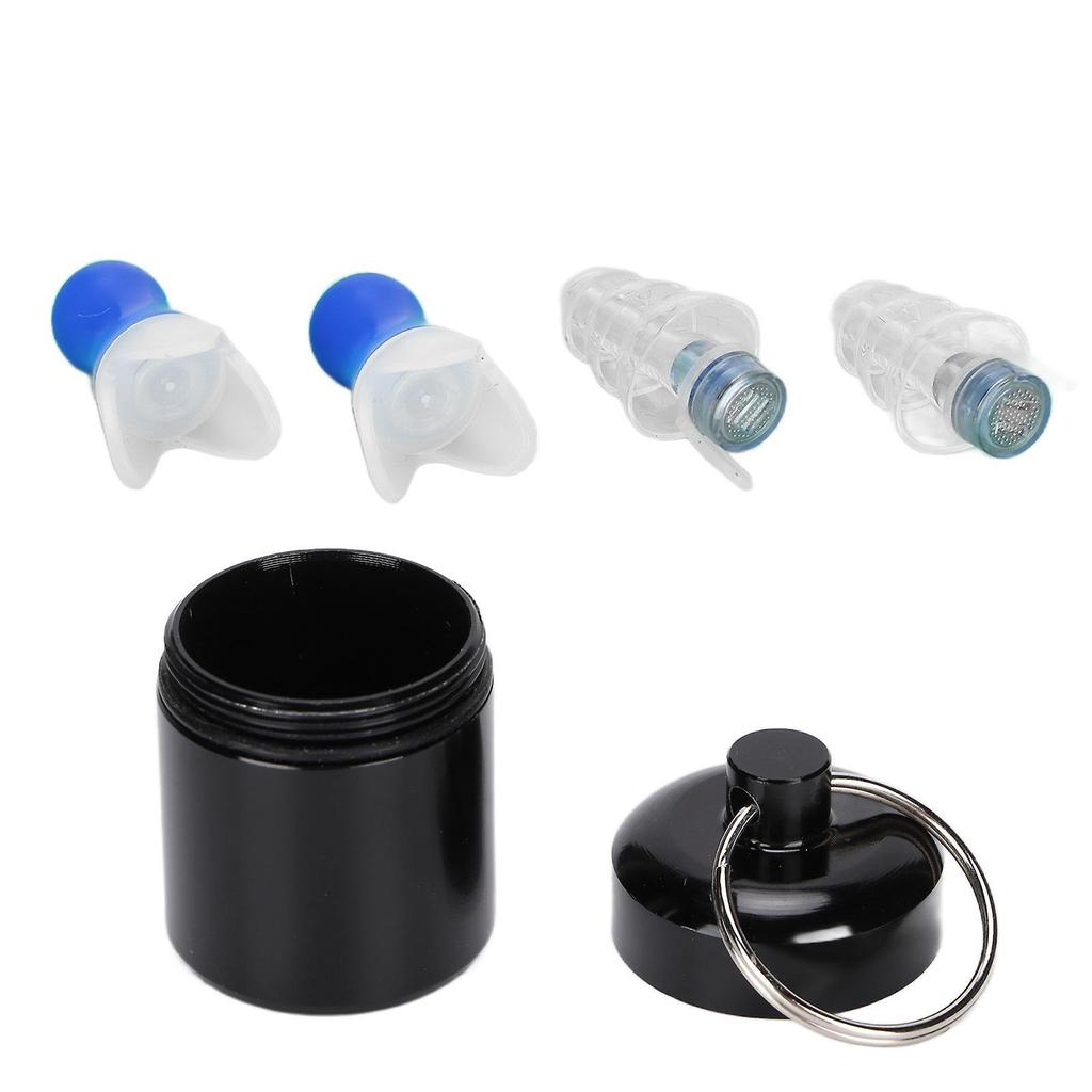 Ear Plug Hearing Protection Washable Reusable Noise Reduction Tools for Concert Nightclub Less