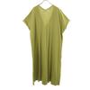 FREAK'S STORE French sleeve V neck Long dress F Green system Women Used