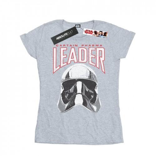 

Star Wars Womens/Ladies The Last Jedi Leader Helmet Cotton T-Shirt XXL білий