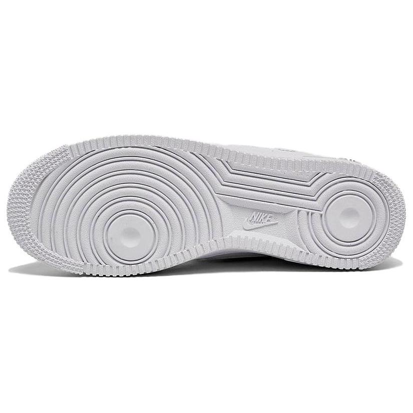 New Nike Air Force 1 LV8 'Multi Etch Swoosh White' GS FV7020-100