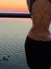 IAMGIA Strappy Backless Mini Dress with Metal Butterfly Cut-Out Waist and Hip-Hugging Skirt