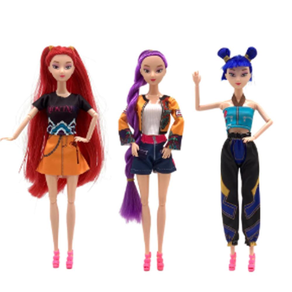 Hot SALE Demon Hunters Action Figure Doll Toy Rumi Mira Zoey Sussy KPop Devil Hunter Character Figurine Bjd Dolls For Fans Gifts