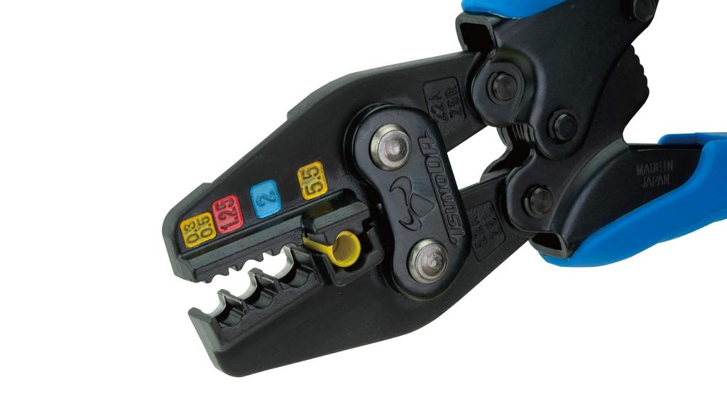 Tsunoda Crimping Tool for Insulated Crimp Terminals and Made in Japan TPZ-5 Sleeves,