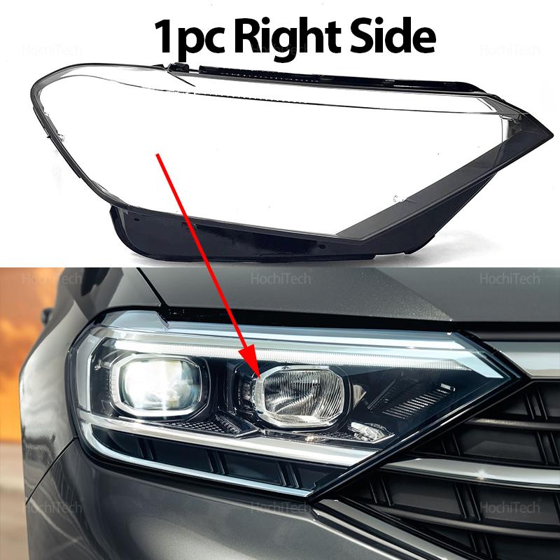 For Volkswagen Polo MK6 AW BZ - Russian Version Headlight Cover Car Headlamp Lens Glass Front Lamp Shade Auto Shell