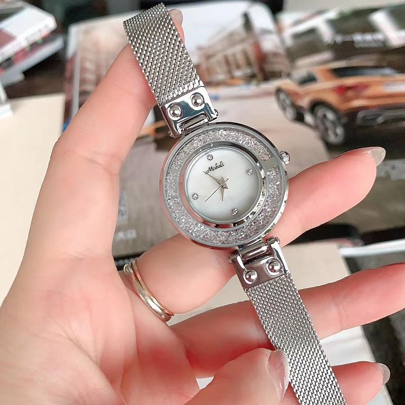 Fashion Light Luxury Women'S Watch Transparent Rhinestone Fashion Personality Niche With Watch Female Style
