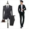 Men's Fashionable Business Two-piece Suit Korean Style Men's Slim Suit
