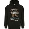 Premium Vintage 51st Birthday 1974 Hoodie