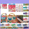 Yc Children's Sticker Book Animal Dinosaur And Ocean Scenes For Early Education And Focus Development