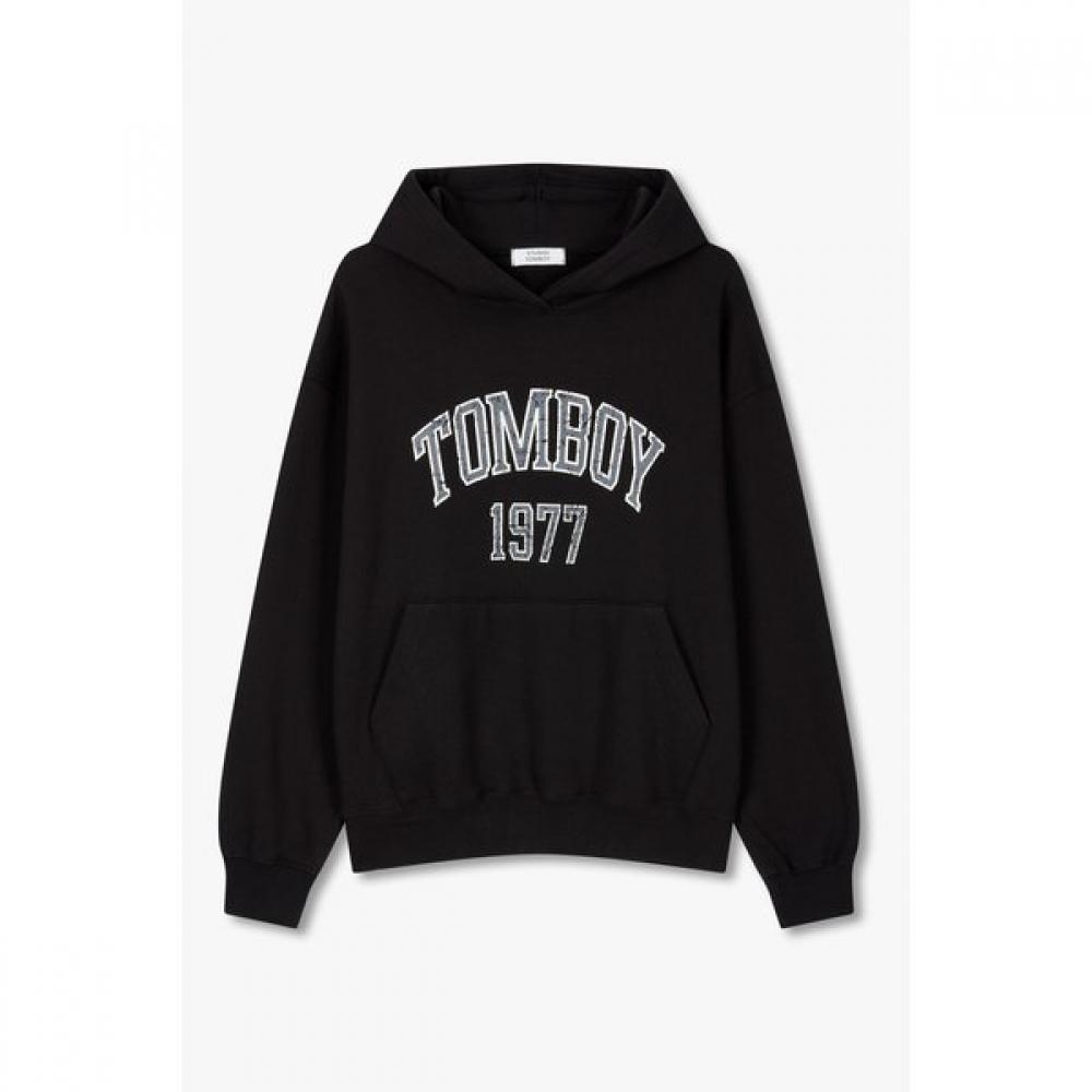 

Studio Tomboy 2 Lettering Print Hoodie 9175322979 gray (81)/ONE SIZE(OS)