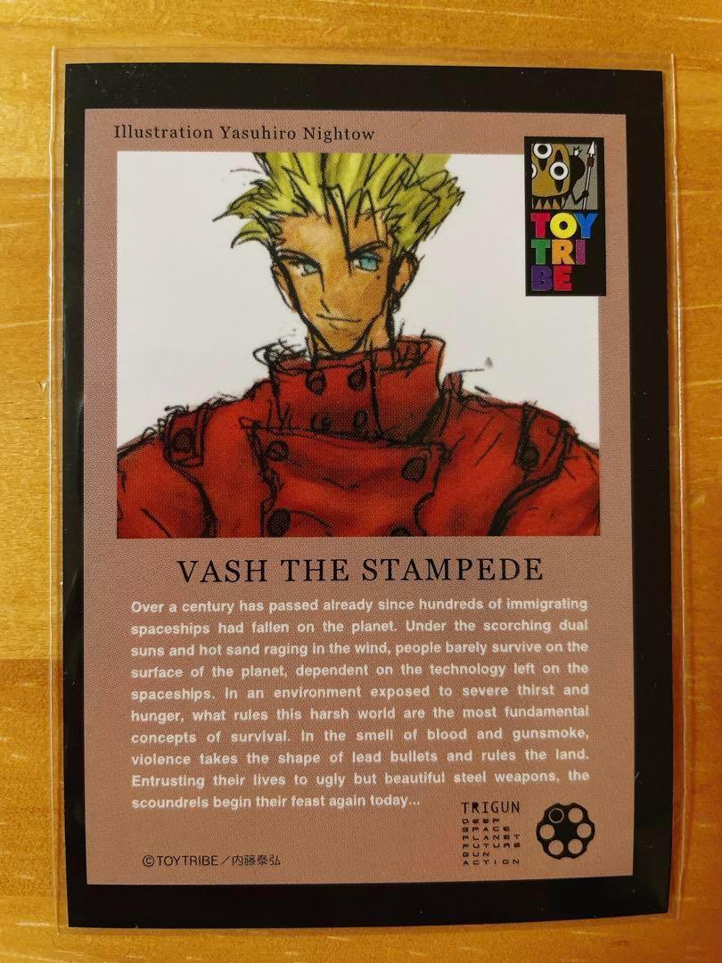 

[Б/У] Trigun TOYTRIBE Vash Card Ясухиро Найтоу Бонус Toytribe