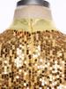 Womens Worship Praise Dance Dress Shiny Sequine Sleeveless Bodice Gradient Mesh Irregular Hem Lyrical Costume