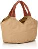 Recyceltes Nylon flauschige Tragetasche M Größe Beige [Isaac] Y01-03-02 Damen