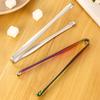 huaqianguhh Stainless Steel Ice Clamp, with Anti-Slip Serrated, Multi Purpose Serving Utensil, for Cubes Sugar Coffee Bar Use