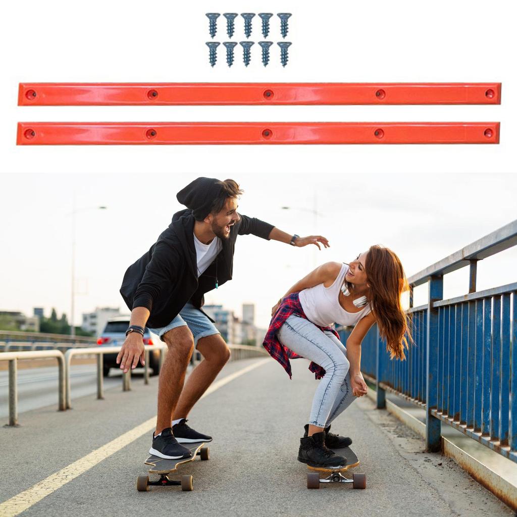 Shocked Resistant Skateboard Edge Protectors Light Weight Skateboard Rail Covers Shockproofed Skateboard Accessory