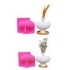 Silicone Vase Moulds Silicone Planter Molds Striped Shape Craft Molds Sculpture Moulds Suitable for Flower Arrangements