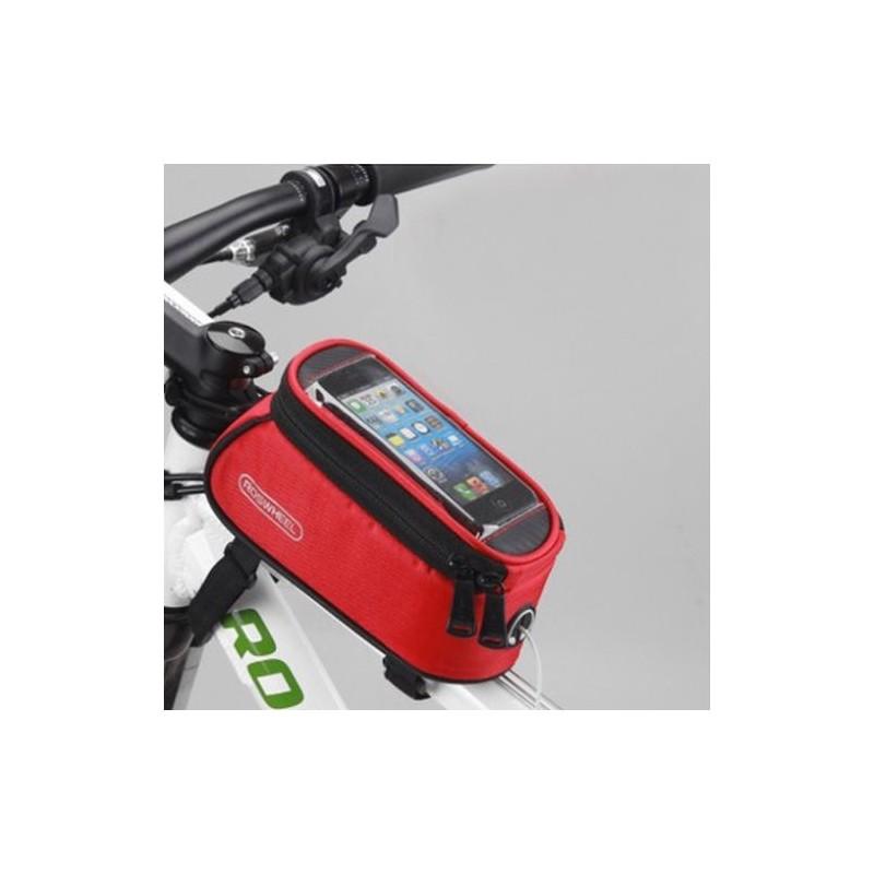 Mountain Bicycle Front Tube Bag With Touch Screen For Cycling Enthusiasts