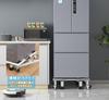 DEWEL Refrigerator Washing Machine 4 Stainless Steel 8 Steel Waterproof Adjustable Length Adjustable Height 500kg Load Includes Pads Stand, Stand,